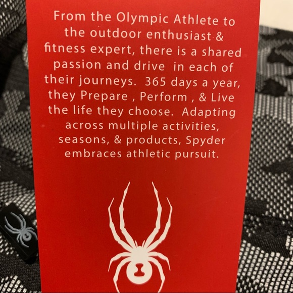 Spyder Active Grey Camo Fleece Lined Leggings NWT Sz Large - Picture 8 of 10